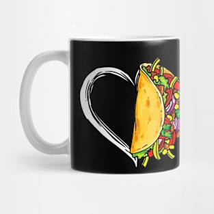 Heart Tacos Food Gifts Mexican Mug